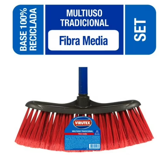 Escobillón Multiuso Tradicional Fibra Media