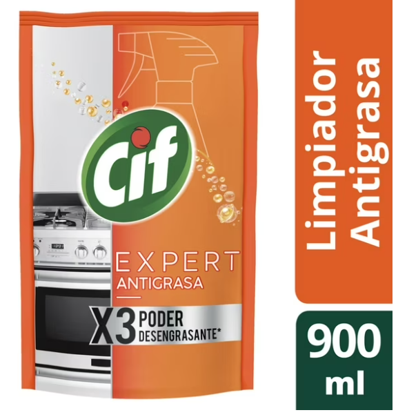 Limpiador Líquido Antigrasa Recarga Doypack, 900 ml