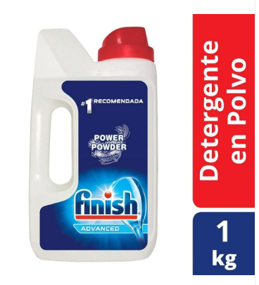 Detergente en Polvo Finish para Lavavajillas – 1 kg