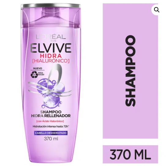 Shampoo Elvive Hidra Hialurónico – 370 ml