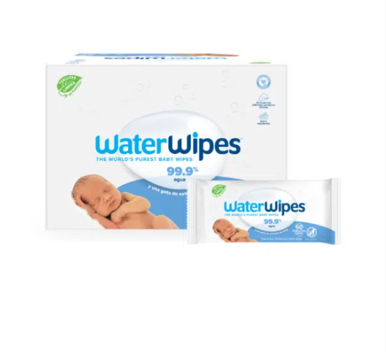 Toallitas Húmedas WaterWipes – Pack x12 (60 Unid c/u – Total 720 Toallitas)
