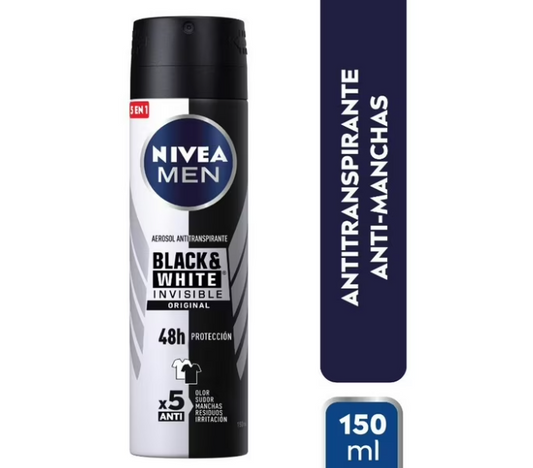 Antitranspirante Nivea Men Black & White Original 150 Ml