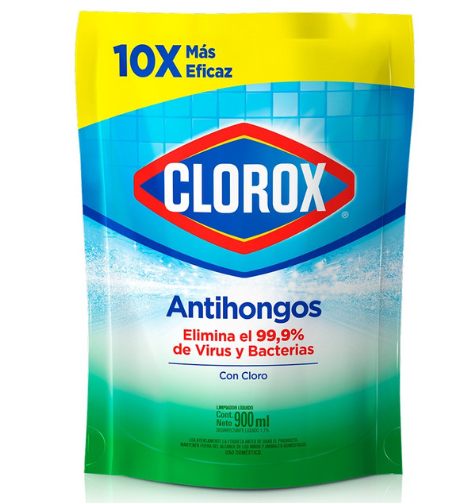 Limpiador Líquido Clorox Antihongos Repuesto – 900 ml