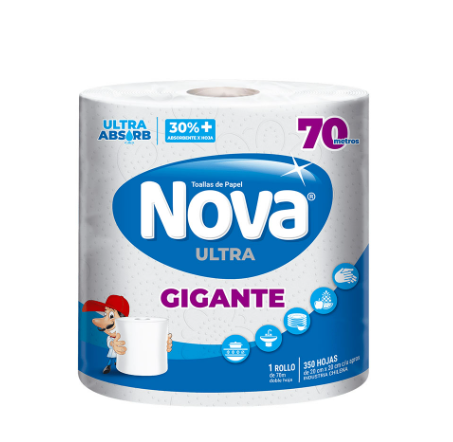 Toalla de Papel Nova Ultra Gigante – Rollo de 70 Metros